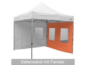 Seitenwand PRO / DELUXE 3m terra mit Fenster