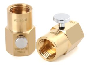 Sodastream Adapter zum Nachfüllen ab Co2 Zylinder, Gewinde TR21-4 auf W21.8-14