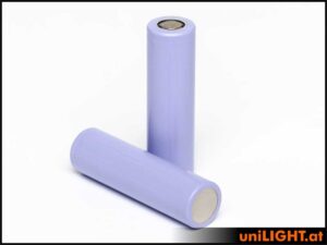 uniLIGHT Li-Ion Zelle 18650 - 2500mAh, 10A - 2er-Set
