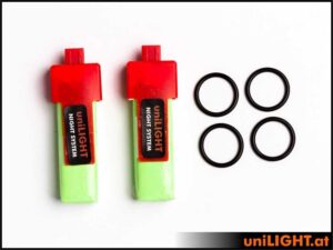 uniLIGHT LiPo Batterie 2S/330mAh NIGHT