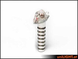 uniLIGHT 8mm MINI Blitzlicht, 8Wx2 - rot