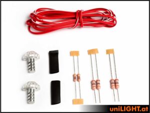 uniLIGHT 8mm MINI Navigationsset, 3.5W