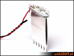 uniLIGHT 11mm PRO Navigationslicht, 8Wx2, T-Fuse - grün