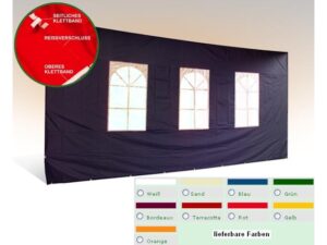 Seitenwand zu Profi-Classic 4.5m m.F. bordeaux