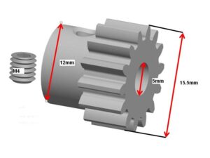 Motor Gear 14T, 185225 zu NR 8Be von Nutech