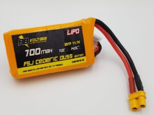 RB Voltage LiPo Akku 3S 700mAh 70C - XH XT30 - F5J Cederic Duss Edition