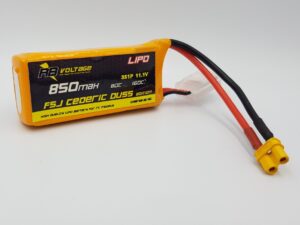 RB Voltage LiPo Akku 3S 850mAh 80C - XH / XT30 - F5J