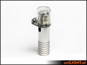 uniLIGHT 15mm POWER Rundumlicht + Blitz, 40Wx2, T-Fuse - rot