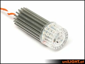 uniLIGHT 22mm ROUND Navigationslicht, 10Wx2, T-Fuse - grün