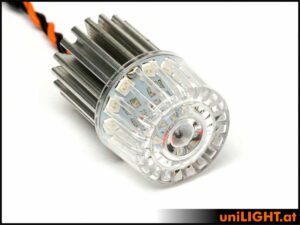 uniLIGHT 22mm ROUND Power Blitzlicht, 24Wx2, T-Fuse - grün