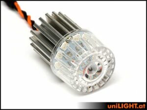 uniLIGHT 22mm ROUND Navigationslicht, 4Wx2, KURZ - grün