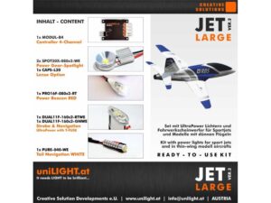 uniLIGHT JET-Large Beleuchtungsset
