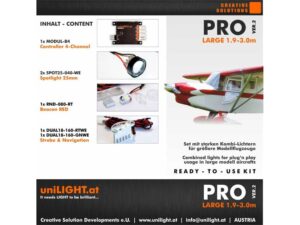 uniLIGHT PRO-Large Beleuchtungsset V3 - Set-Pro-L3