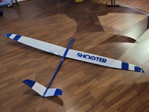 Shooter Hang-Segelflugzeug Spw 2800mm Voll CFK - blau gelb