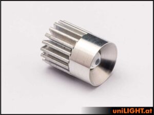 uniLIGHT 19mm Alu-Scheinwerfer, 5Wx2 - weiss