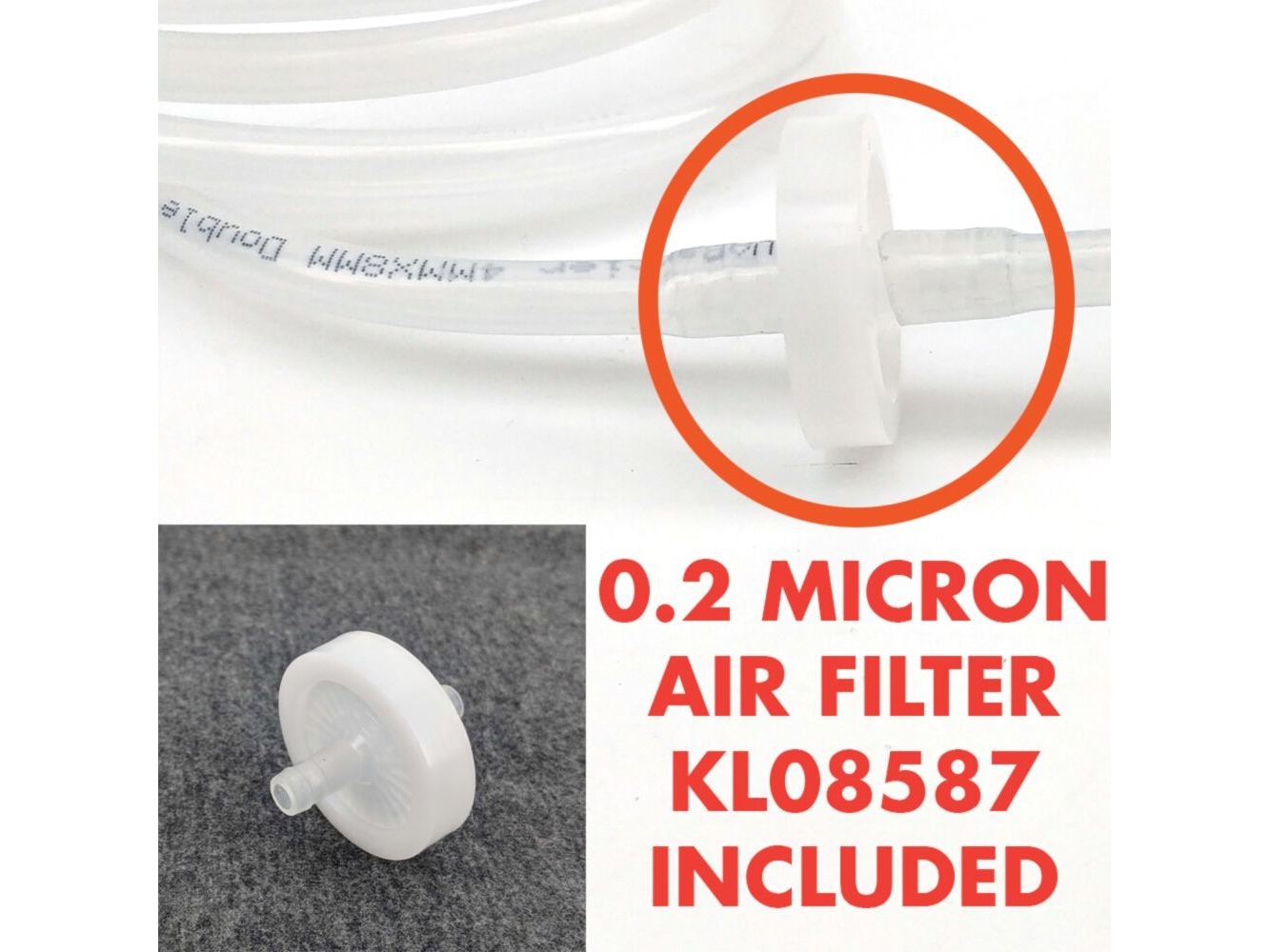 Kegland - Würze-Belüftungsset GEN2 komplett mit Belüftungsstein, Schlauch und Filter – Bild 2