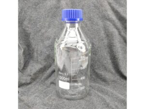 Kegland - Reagenzflasche mit Drehverschluss 1000 ml aus Borosilikatglas