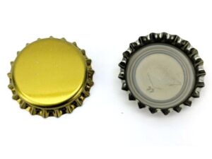 Kegland - Kronkorken - Bierflaschenverschluss - Set à 100 Stück - GOLD