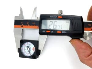 Kegland - Mini-Manometer 27mm x 27mm x 8mm - 0-60psi - 0-4.5bar