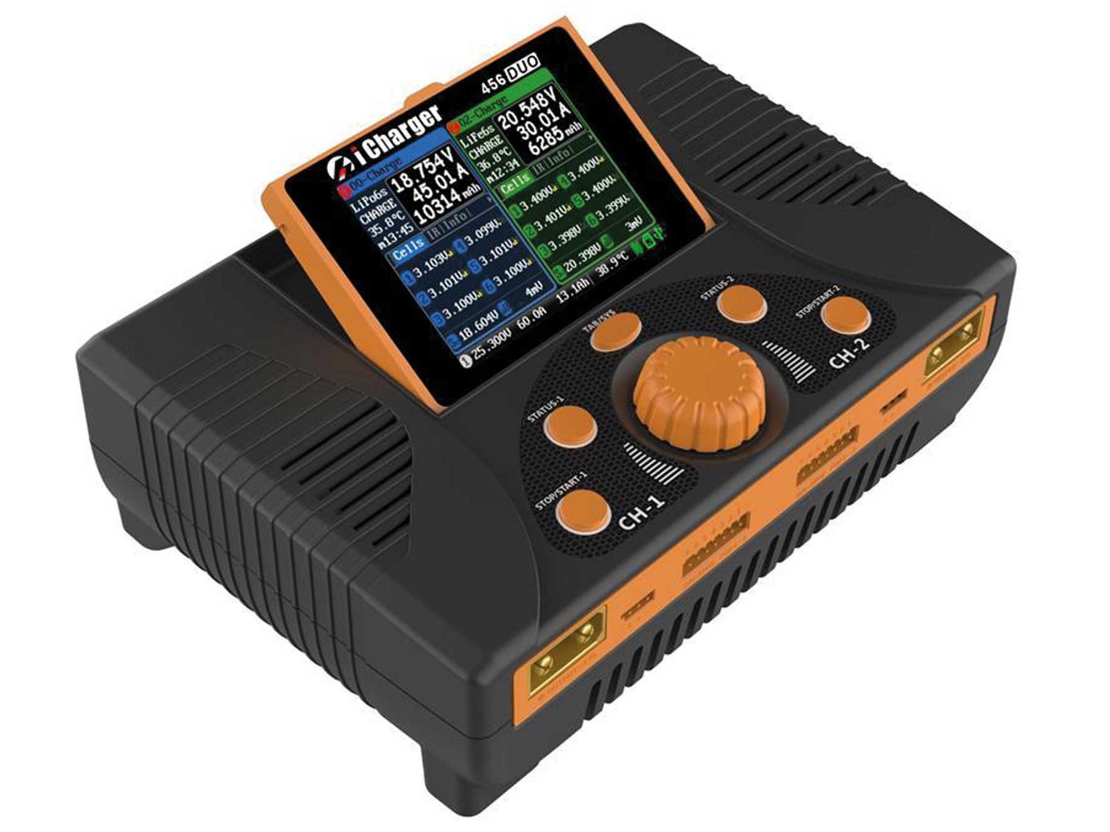 Junsi Ladegerät iCharger 456 Duo Multi Balance Doppellader, bis 2x 1400W