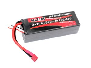 HEAT-RC, LiPo Akku CAR 3S2P / 11.1V, 7500mAh - 45C