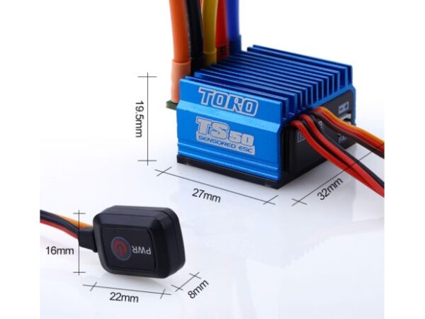 Brushless-Regler Toro TS50 - 50A - 2S SkyRC – Bild 3