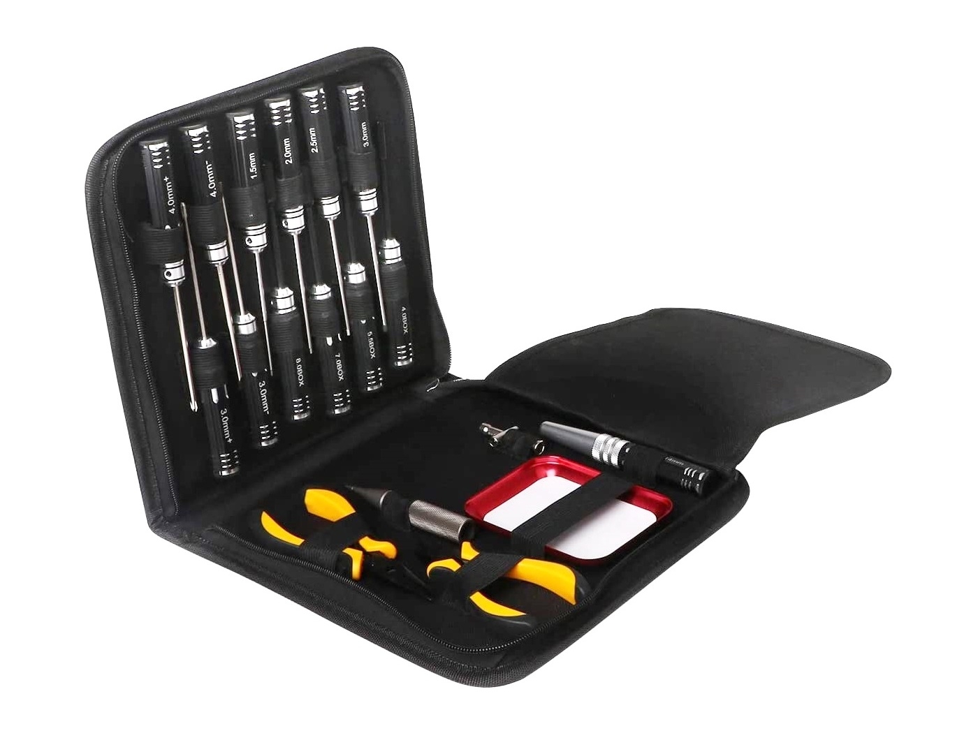 Werkzeugset Modellbau 18-in-1, mit Zangen, Schraubenzieher, usw – Bild 2