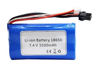 Akku Li-Ion 18650 - 2S / 7.4V, 3500mAh - 2-Pin / SM Plug zu Lastwagen 14600