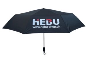 Regenschirm schwarz HEBU 100 cm