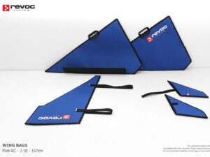 revoc Flächentaschen + Seitenleitwerk- + Höhenrudertasche blau J-10 Pilot-RC