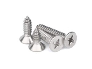 Senkkopfschrauben Kunstoff & Blech - kreuz - M3x8 - 20er-Set