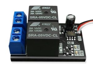RC Doppel-Relaismodul Switch / Schalter - bis 20A, 5V Steuerstrom