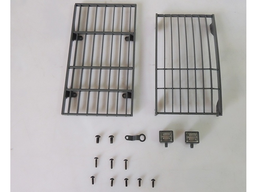 Steinschlagschutz / Kabinenschutzgitter zu Schaufelbagger Volvo EC360 1:14 – Bild 2