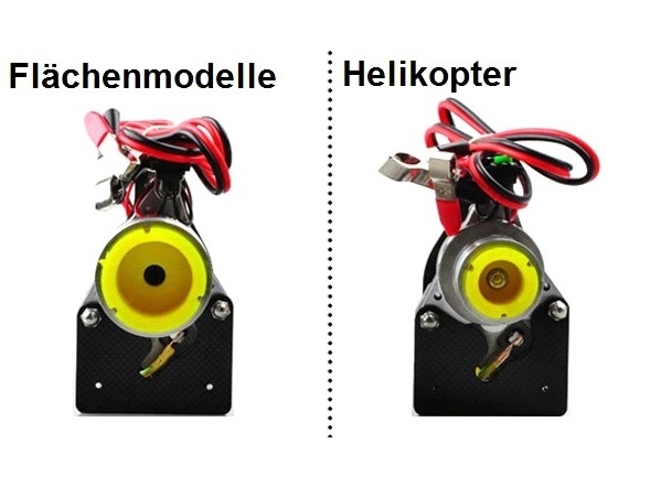 Elektro-Starter für 20-80ccm Motoren und Helikopter, 12 Volt – Bild 3
