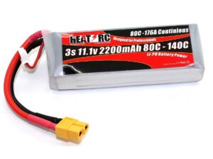 HEAT-RC, LiPo Akku 3S / 11.1V, 2200mAh 80C - XT60