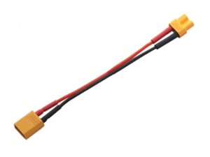 Verlängerungskabel 16AWG mit XT30 Stecker - 30cm - ideal für Akkuweichen