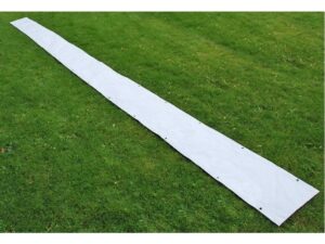 Dachrinne / Regenrinne PVC zu HEBU-Tent 12m