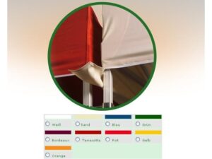 Dachrinne / Regenrinne zu Profi-Classic / HEBU-Tent - 4.5m - GRÜN