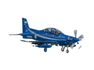 PC-21 XXL V2 JMB Turboprop ARF+ mit EZFW - L 3395mm Spw 2735mm - Saudi blau