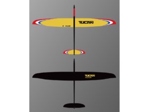 Voll GFK Segler Tucan, Spw 2000mm, RCRCM