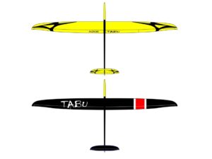 Voll CFK Elektrosegler TABU F3B/F3F - Spw 2976mm RCRCM