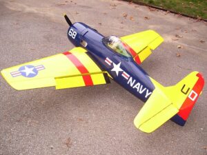 Full Composite F8F Bearcat Navy 100ccm 2460mm ARF CYModel