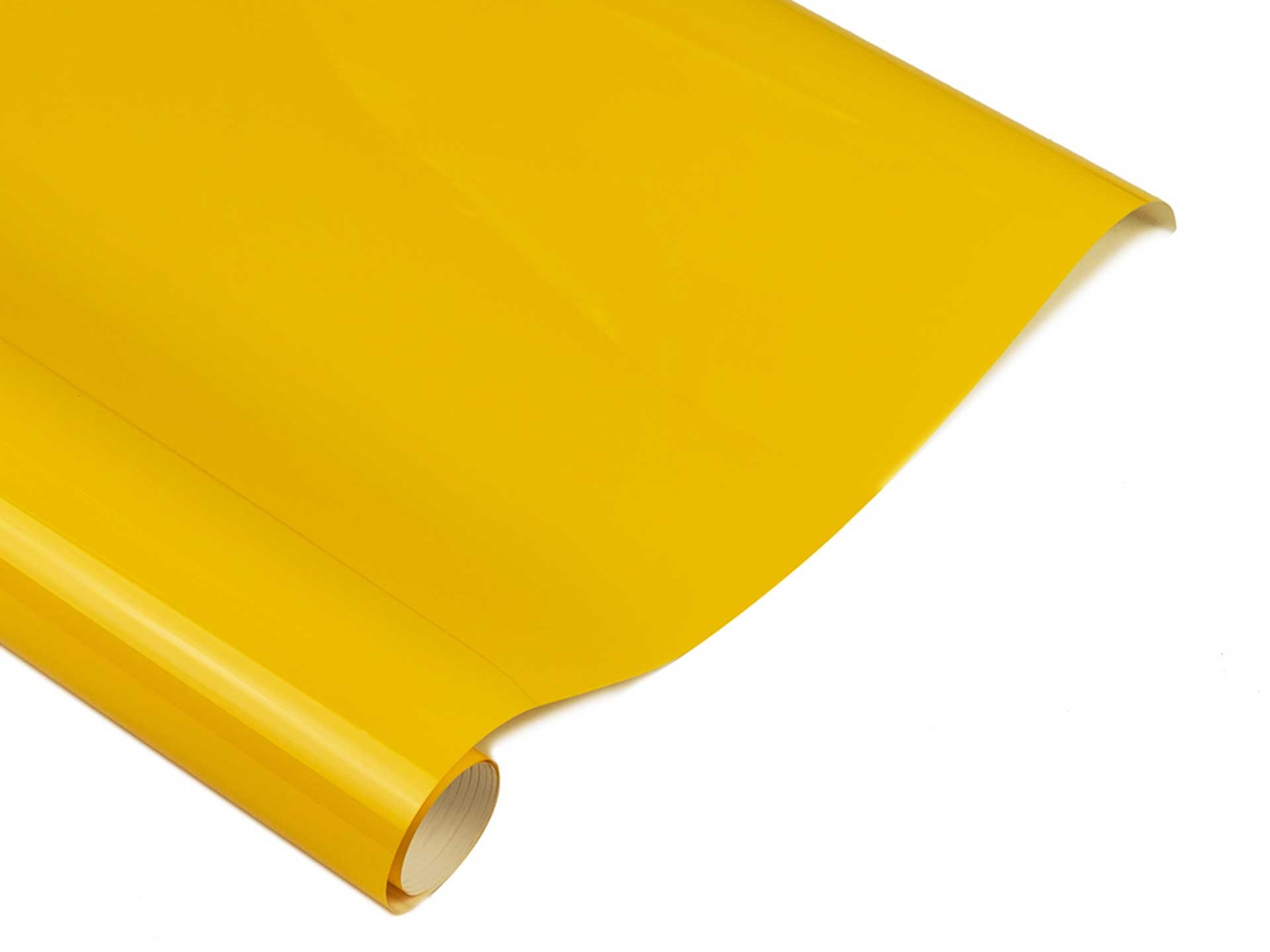 Bügelfolie / Bespannfolie - Medium Gelb - 60 x 200 cm