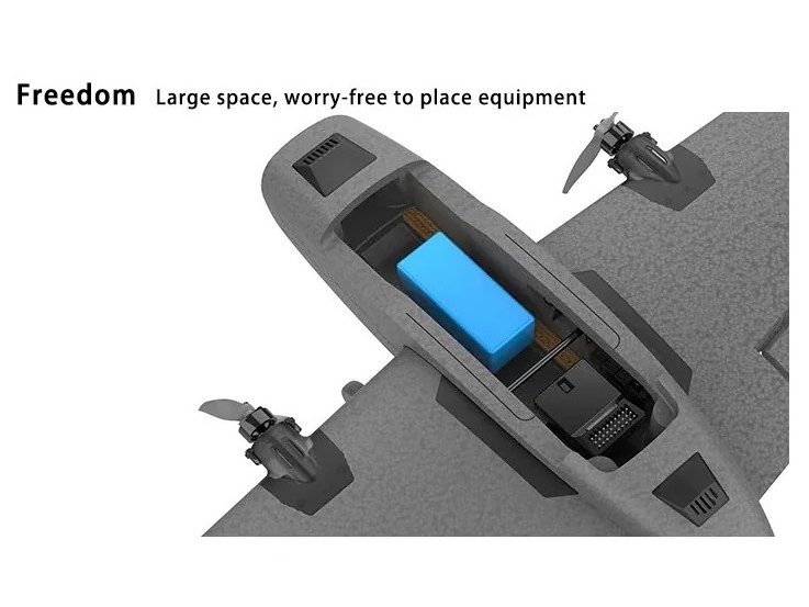 T1 Ranger - Twin Motor FPV Fixed Wing, Spw 730mm, KIT-Bausatz - HeeWing – Bild 3