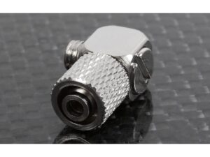 Anschlussnippel 90Grad M5 für Hydraulikschlauch 6x4mm
