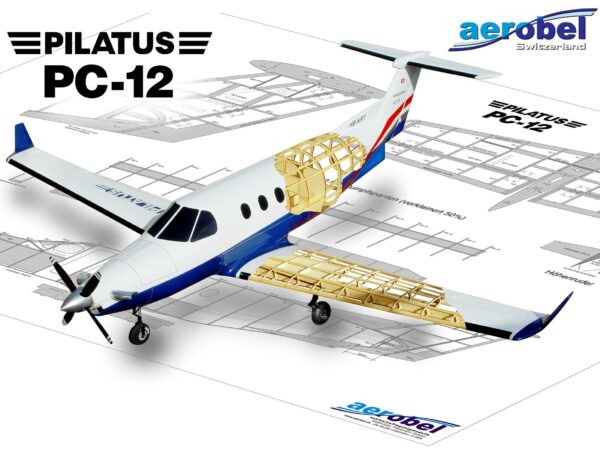 Aerobel Pilatus PC-12, Spw 1850mm - KIT-Bausatz