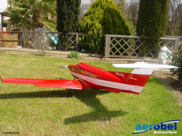 Aerobel Pilatus PC-12, Spw 1850mm - KIT-Bausatz – Bild 4