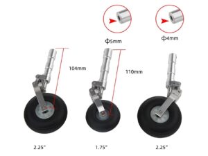 Scale Fahrwerksbeine - Mirage und div. Impeller-Jets von FlyFly