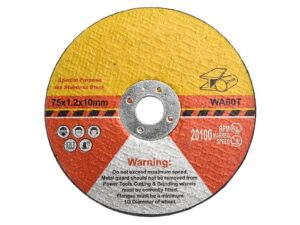 Trennscheibe 75x1.2mm 10mm Bohrung für Mini Akku Winkelschleifer - 3er Set