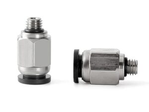 Steckverschraubung, Steckverbindung 3mm - Gewinde M3 (wie System Festo)